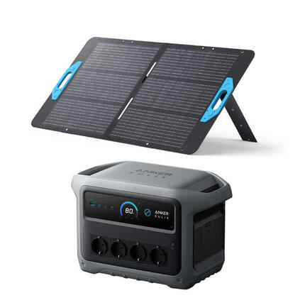 Kit Powerstation Anker SOLIX C1000X Gen 2 mit Solarpanel PS100 (0% MwSt)