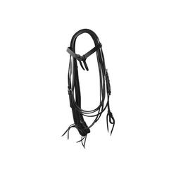 Bridons équitation western pour cheval arc cuir lisse avec rênes Lakota