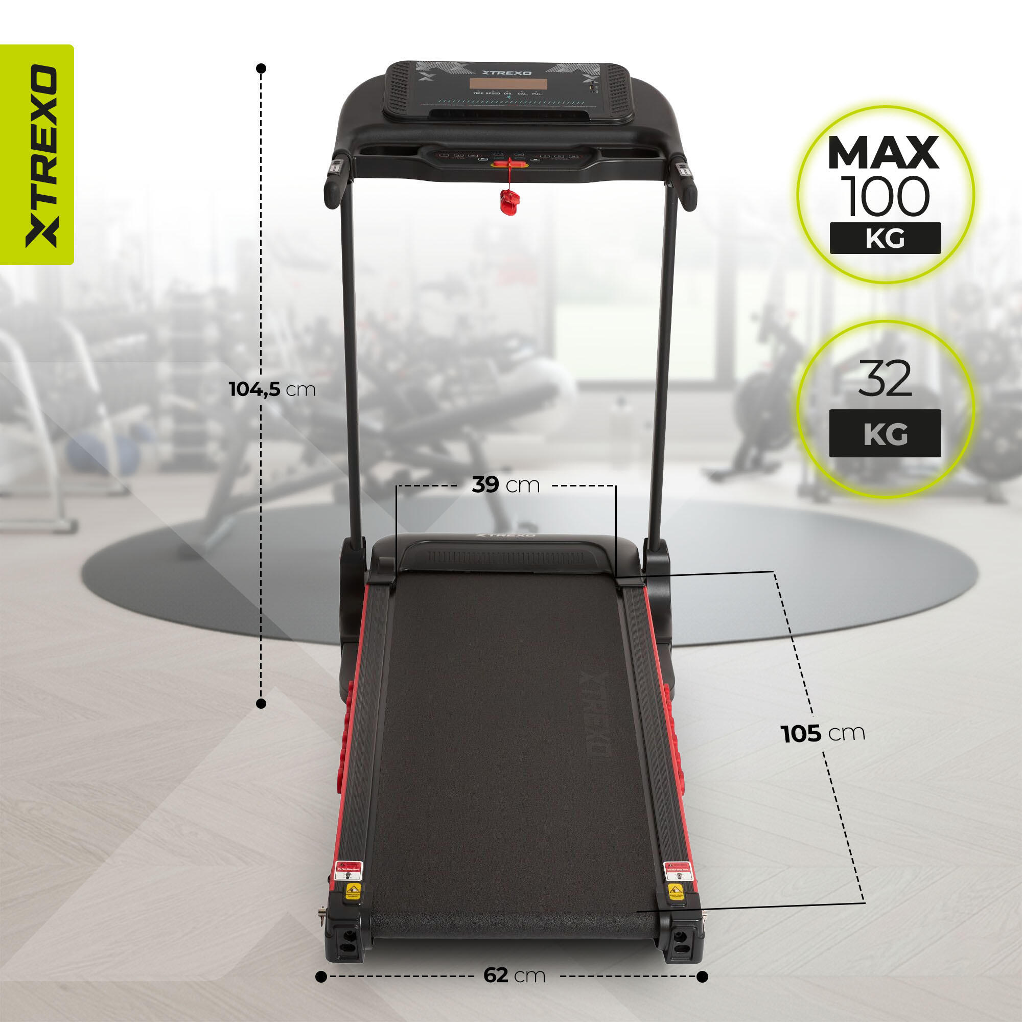 Bieżnia elektryczna XTREXO X110 3/7