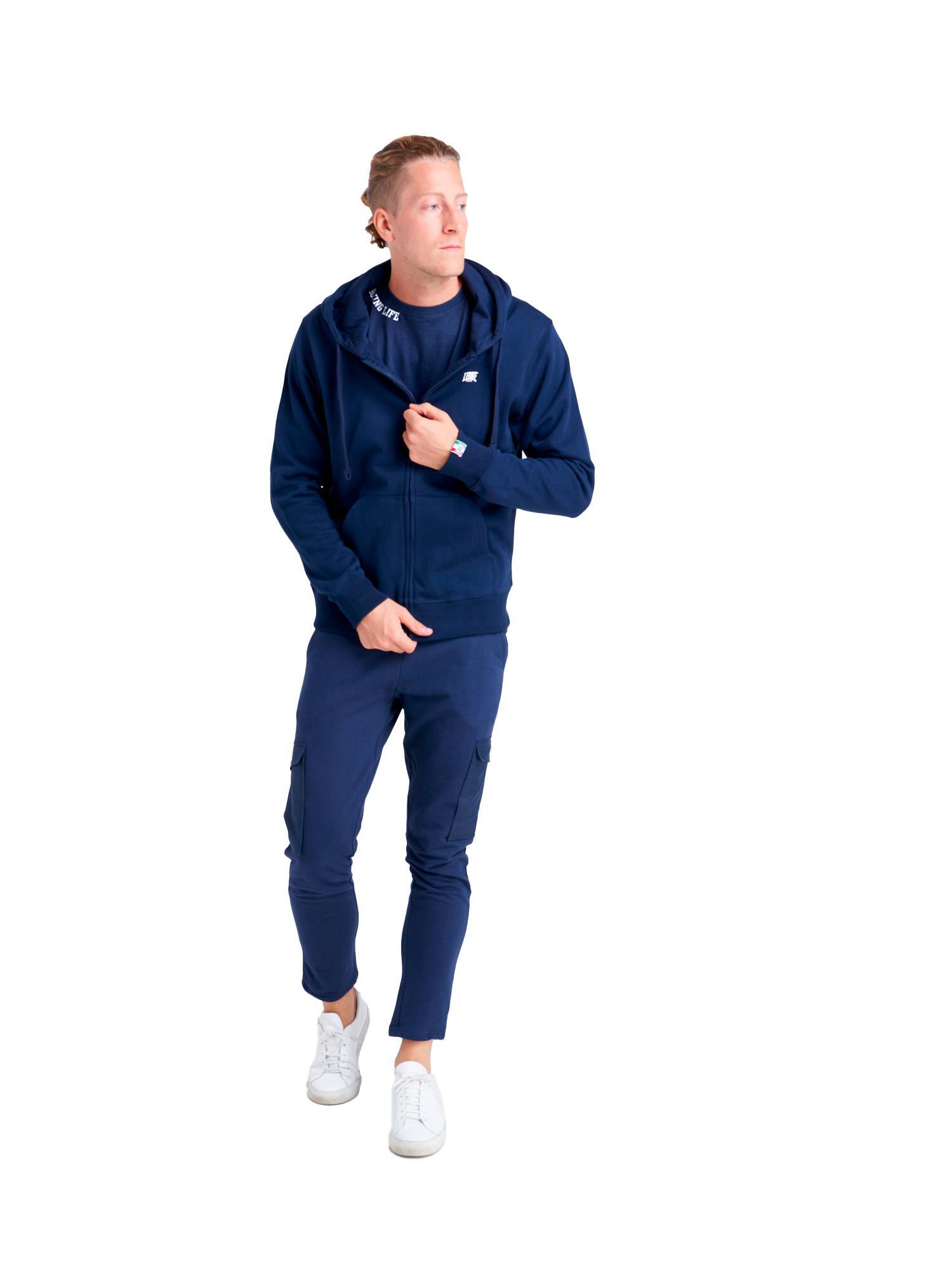 Sweat homme Leone avec capuche et zip Basic 3/7