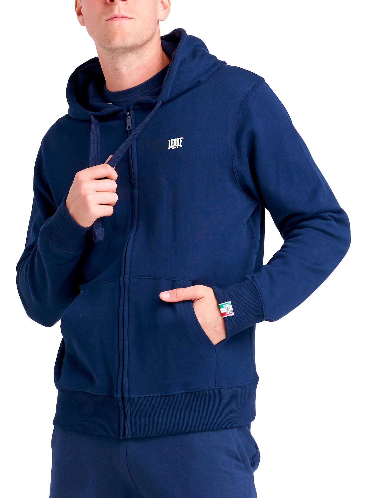 Sweat homme Leone avec capuche et zip Basic 5/7