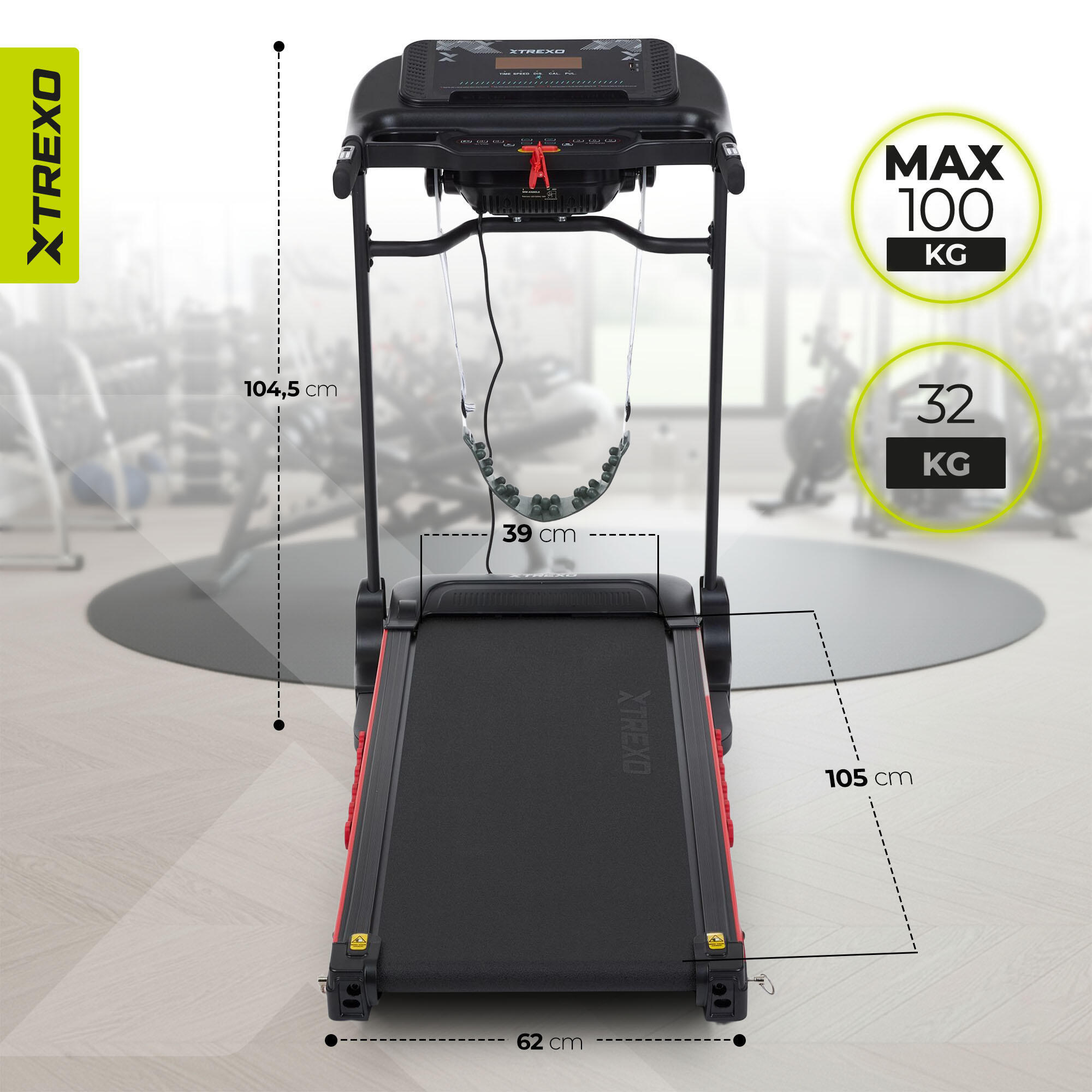 Bieżnia XTREXO X110+ z masażerem 3/7