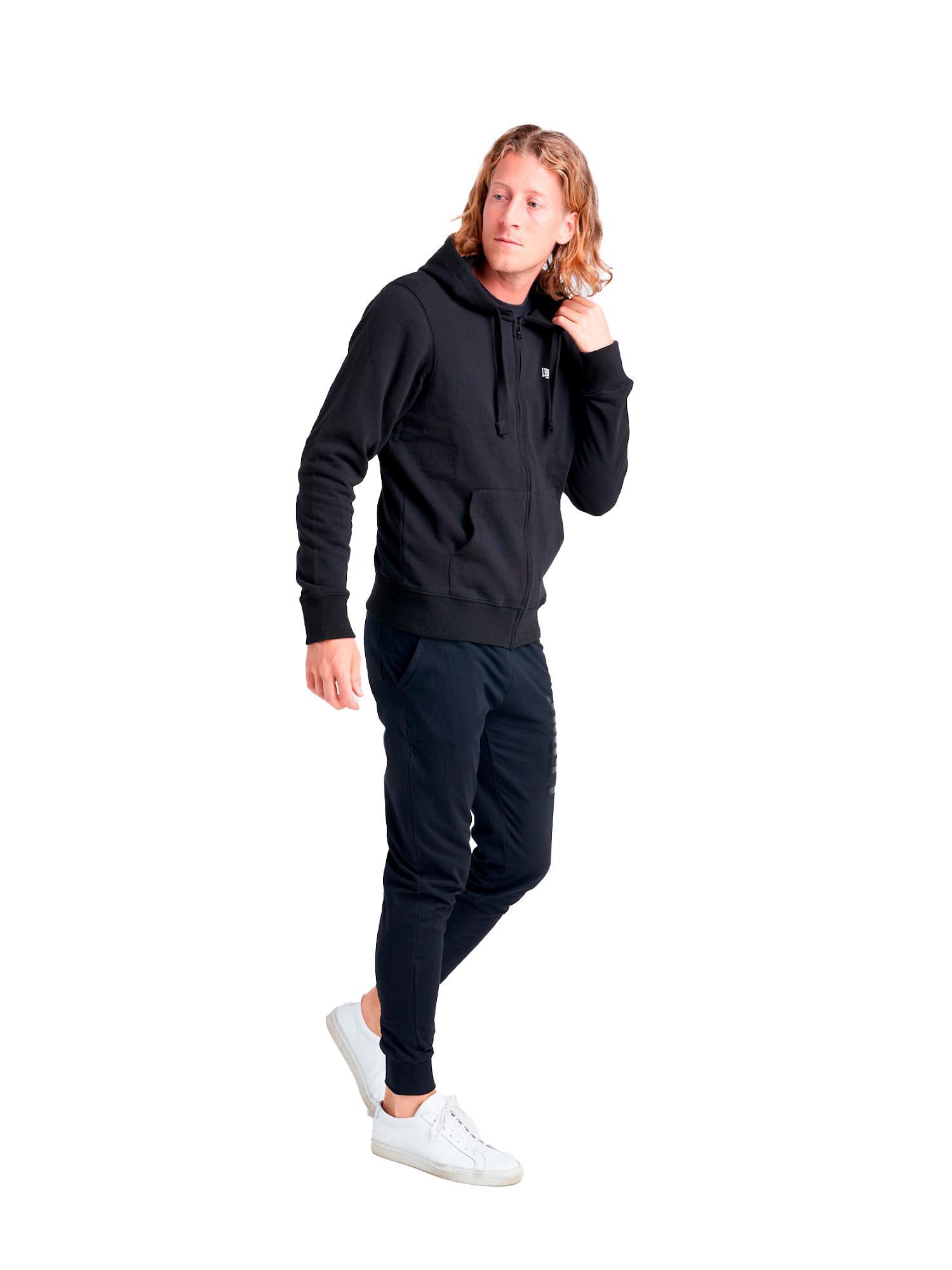 Felpa Leone uomo con cappuccio e zip Basic 3/7