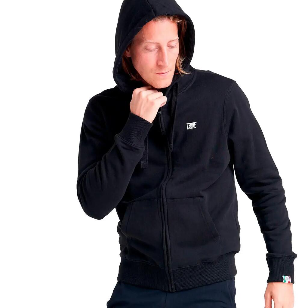 Man hoody full zip basic Small Logo