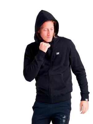 Leone Herren-Sweatshirt mit Kapuze und Basic-Reißverschluss