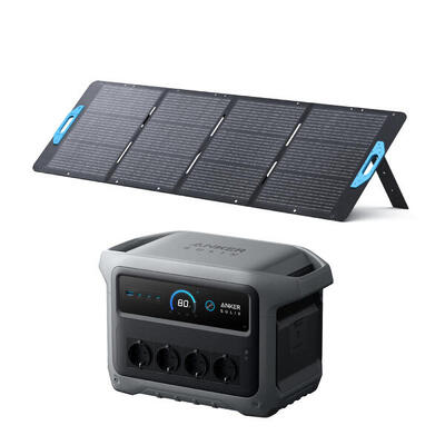 Kit Powerstation Anker SOLIX C1000X Gen 2 mit Solarpanel 200 W (0% MwSt)