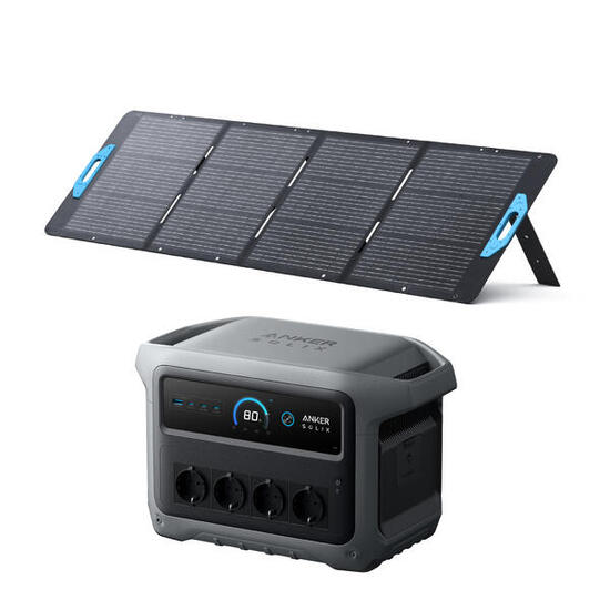 Kit Powerstation Anker SOLIX C1000X Gen 2 mit Solarpanel 200 W (0% MwSt)