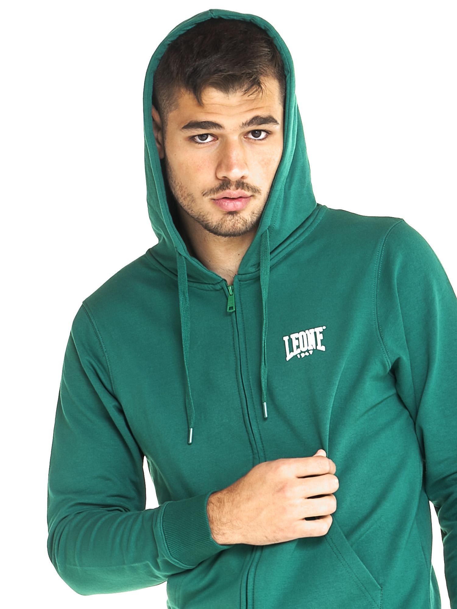 Sweat homme Leone avec capuche et zip Basic 5/8