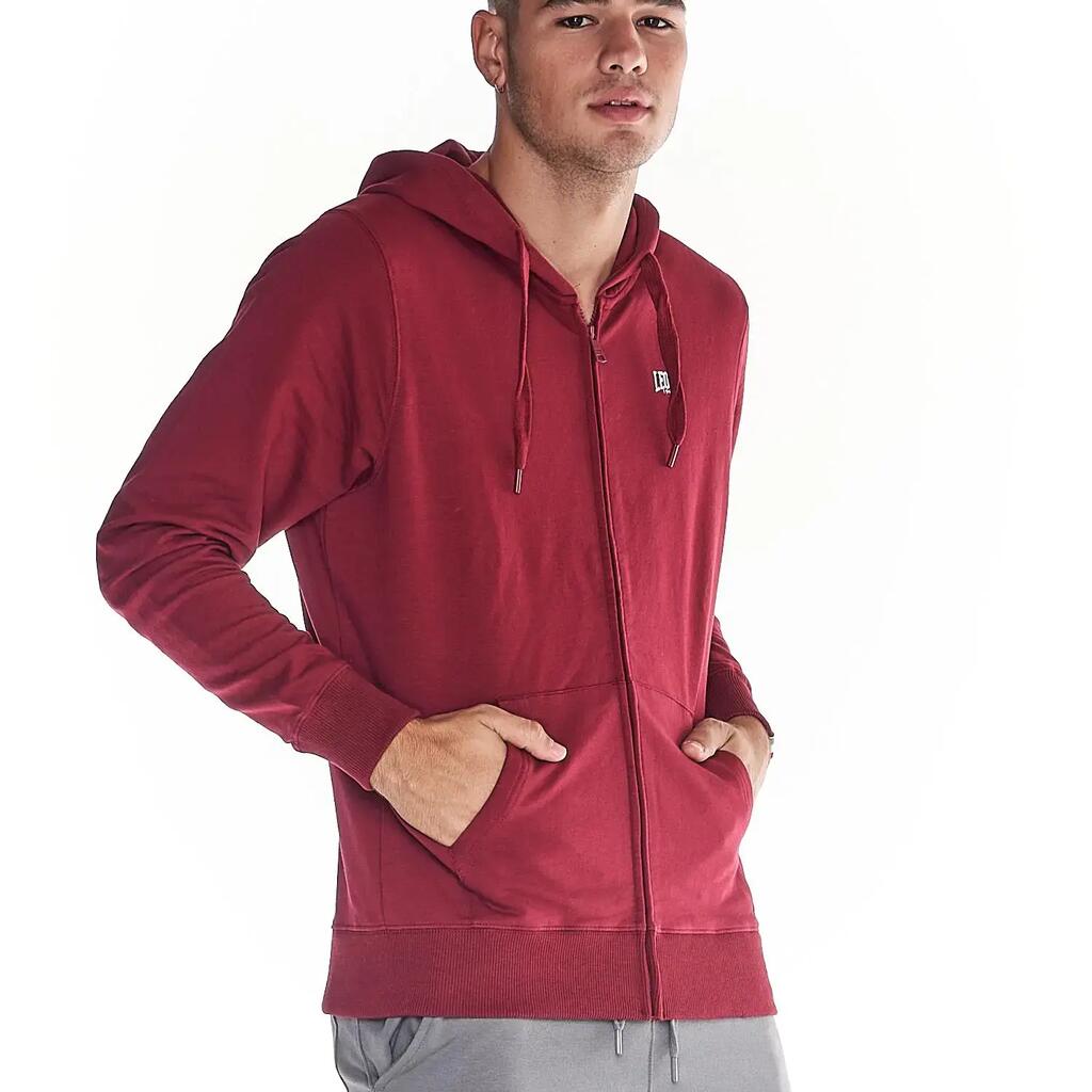 Man hoody full zip basic Small Logo