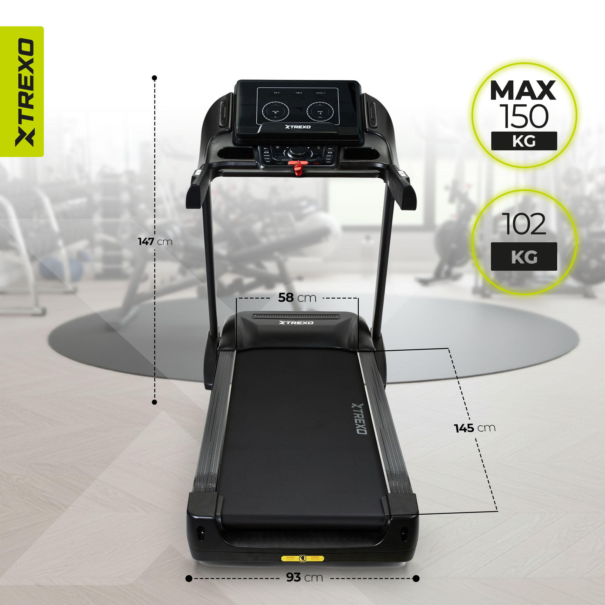 Bieżnia elektryczna XTREXO TXO-X500 3/7