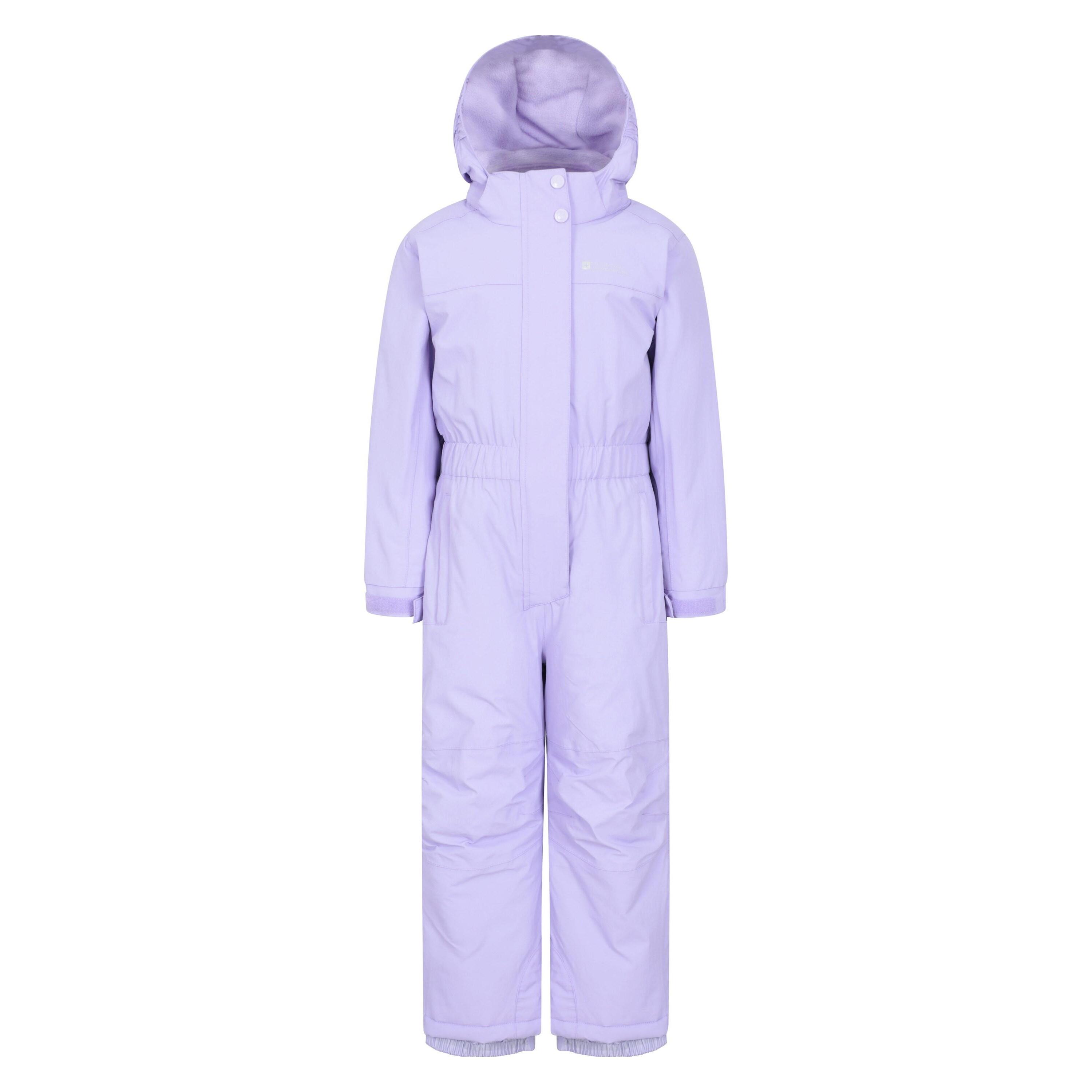 MOUNTAIN WAREHOUSE Childrens/Kids Cloud All In One Waterproof Snowsuit (Light Purple)