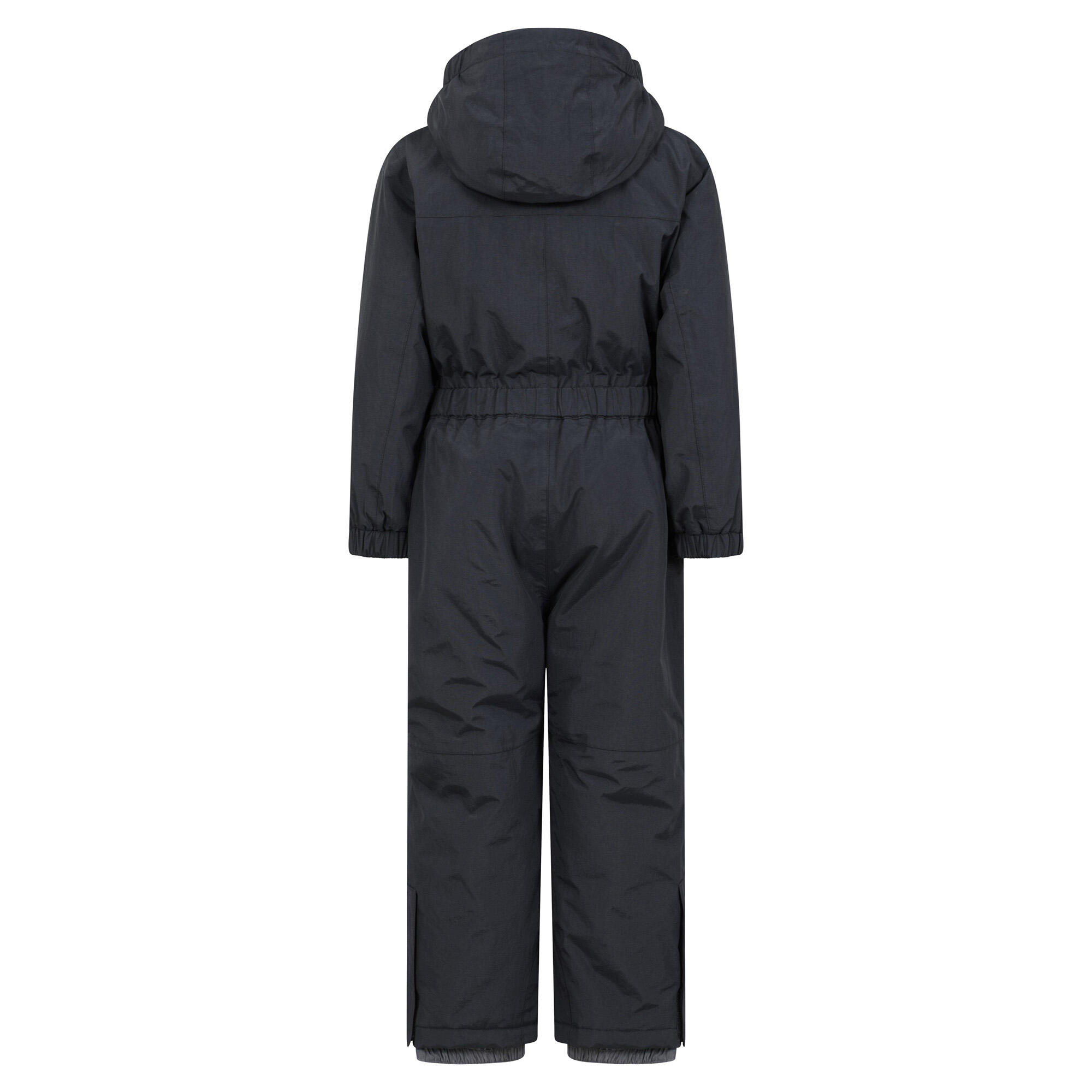 Childrens/Kids Cloud All In One Waterproof Snowsuit (Black) 2/4