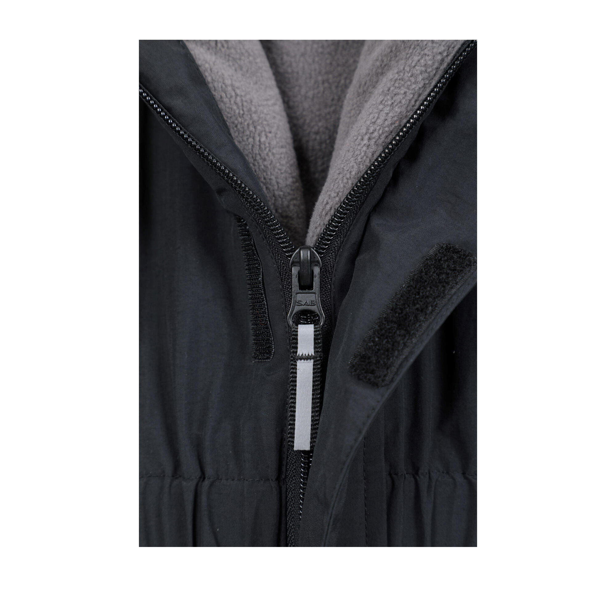 Childrens/Kids Cloud All In One Waterproof Snowsuit (Black) 4/4
