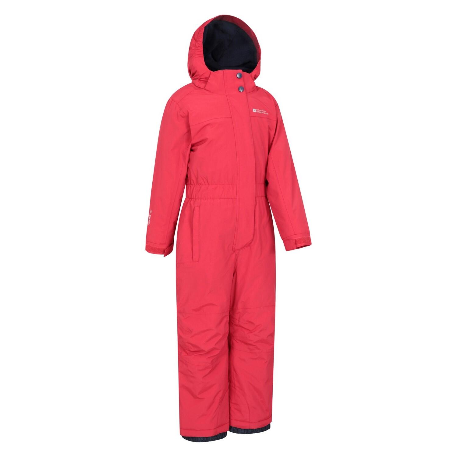 Childrens/Kids Cloud All In One Waterproof Snowsuit (Active Red) 3/4