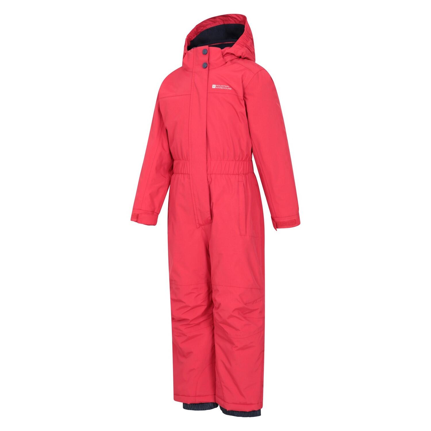 Childrens/Kids Cloud All In One Waterproof Snowsuit (Active Red) 4/4
