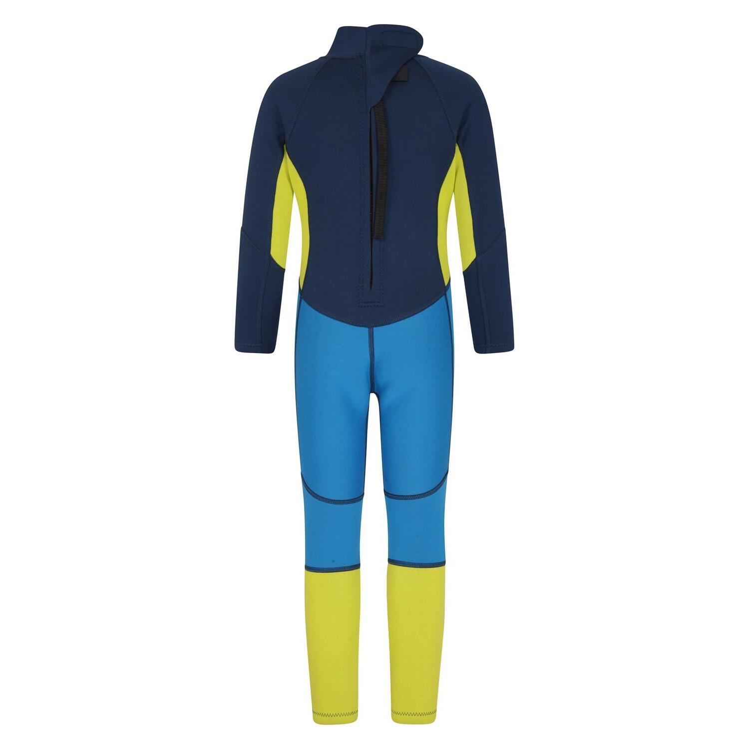 Neoprenanzug für Kinder Leuchtend Blau 2/4