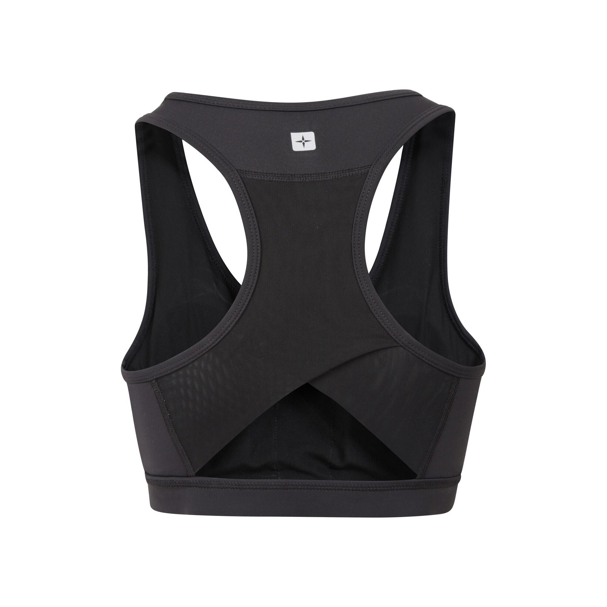Reggiseno Sportivo Donna Mountain Warehouse Motion Nero Corvino 2/4