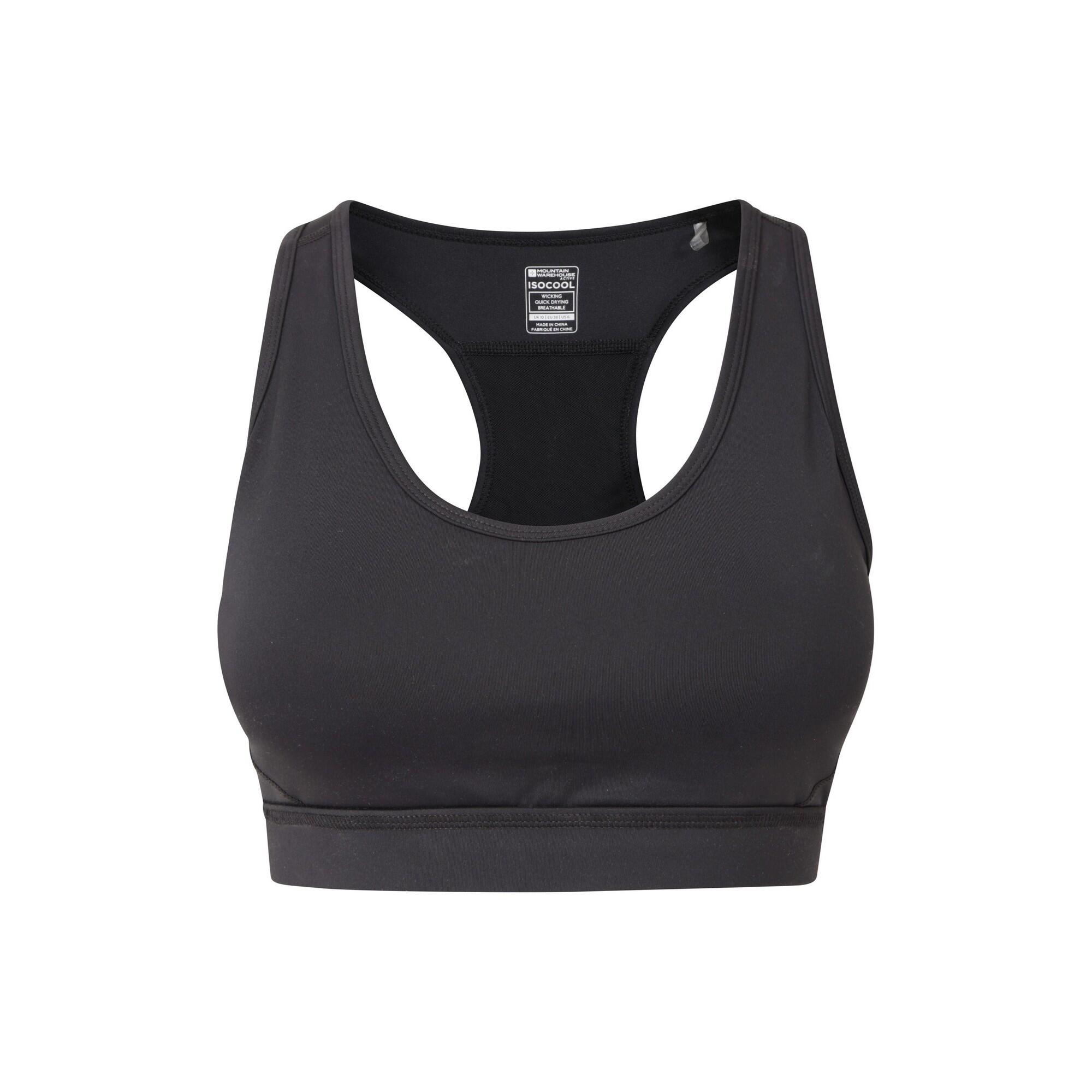 MOUNTAIN WAREHOUSE Reggiseno Sportivo Donna Mountain Warehouse Motion Nero Corvino