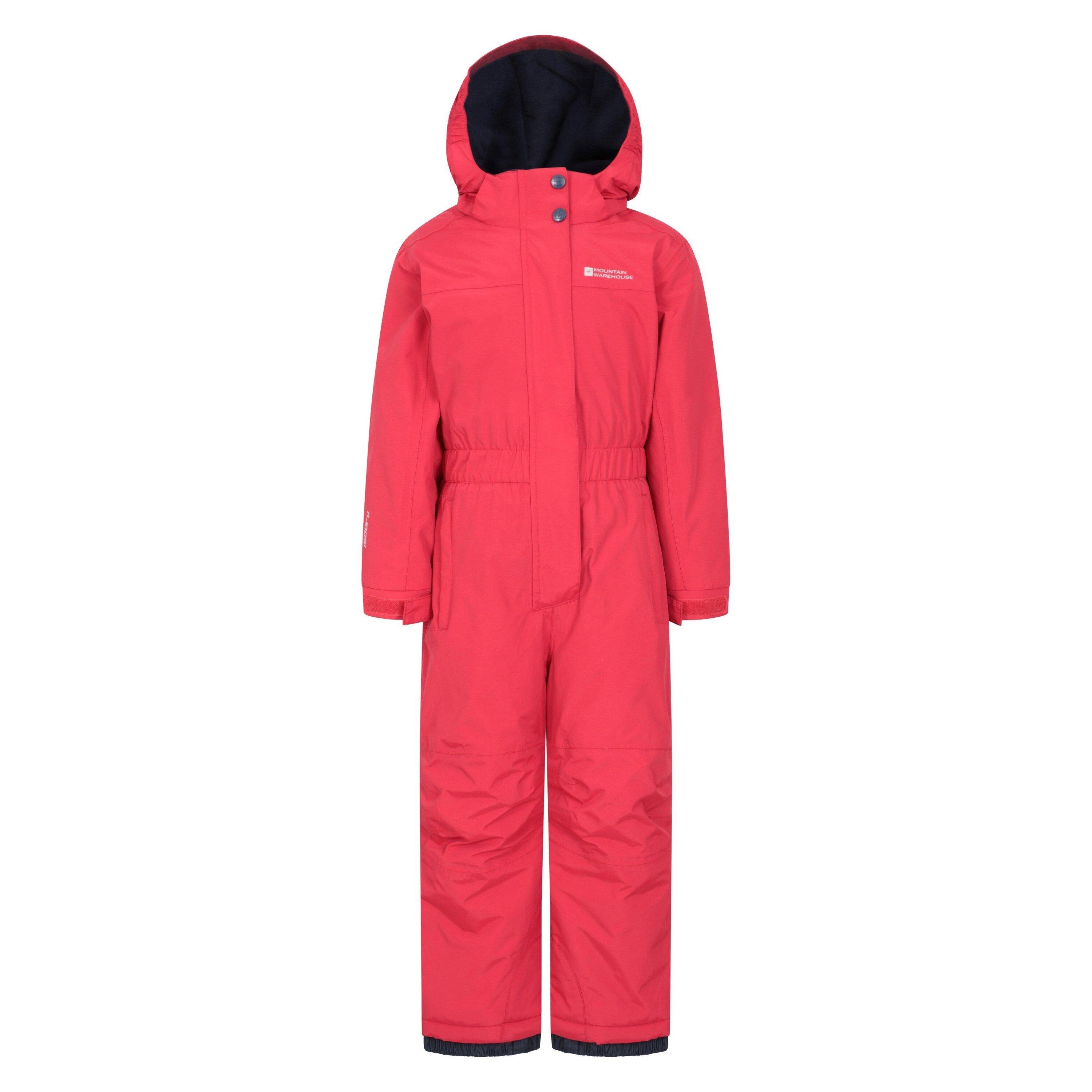 MOUNTAIN WAREHOUSE Childrens/Kids Cloud All In One Waterproof Snowsuit (Red)