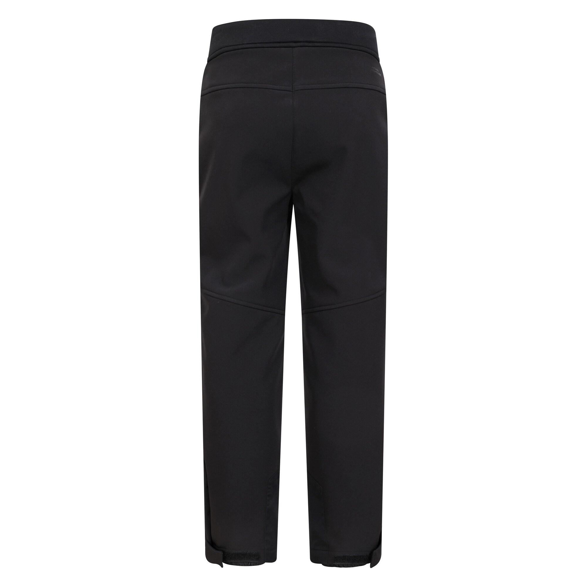 Skihosen "Swiss", Softshell Kinder Schwarz 2/4