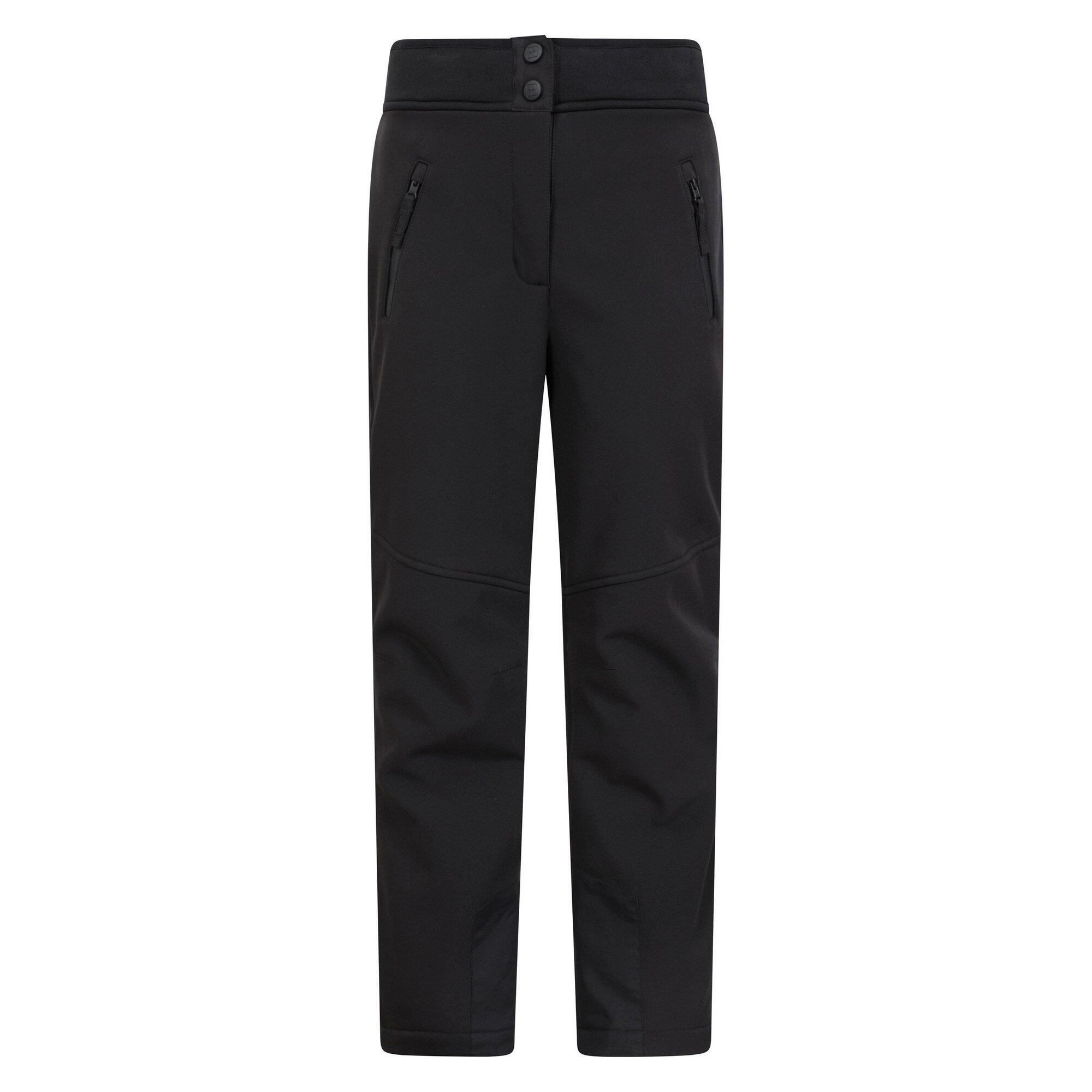 MOUNTAIN WAREHOUSE Bambini Swiss Softshell Pantaloni Da Sci Mountain Warehouse Nero