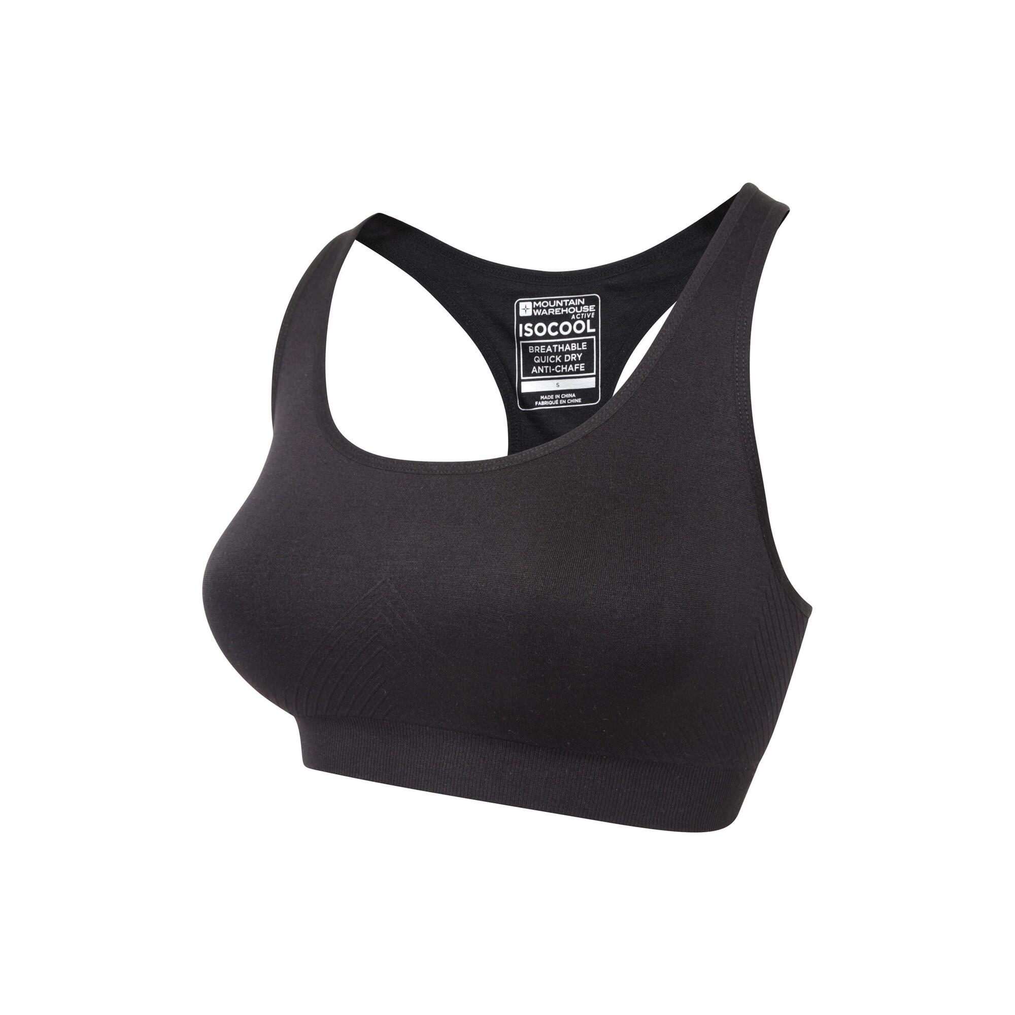 Brassière De Sport Femme (Noir) 3/4