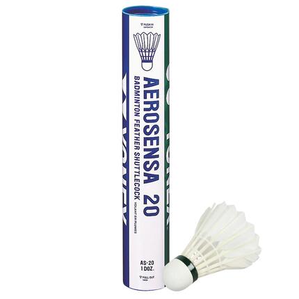 Volant AEROSENSA Blanc lot de 12 - Liège, vitesse moyenne