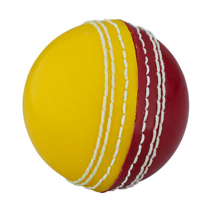 Supaball" Cricket Ball Damen und Herren Rot/Gelb Einheitsgröße