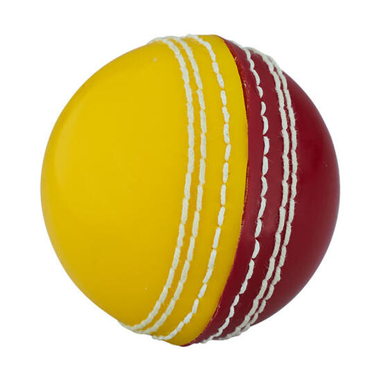 Supaball" Cricket Ball Damen und Herren Rot/Gelb Einheitsgröße