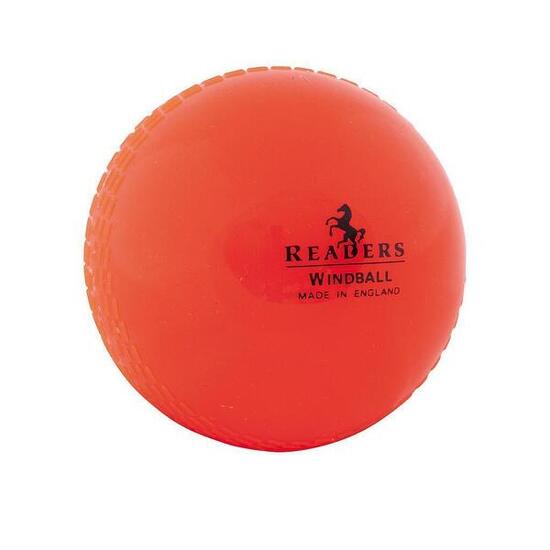 Cricket Ball Windball für Kinder Training Damen und Herren Orange Einheitsgröße