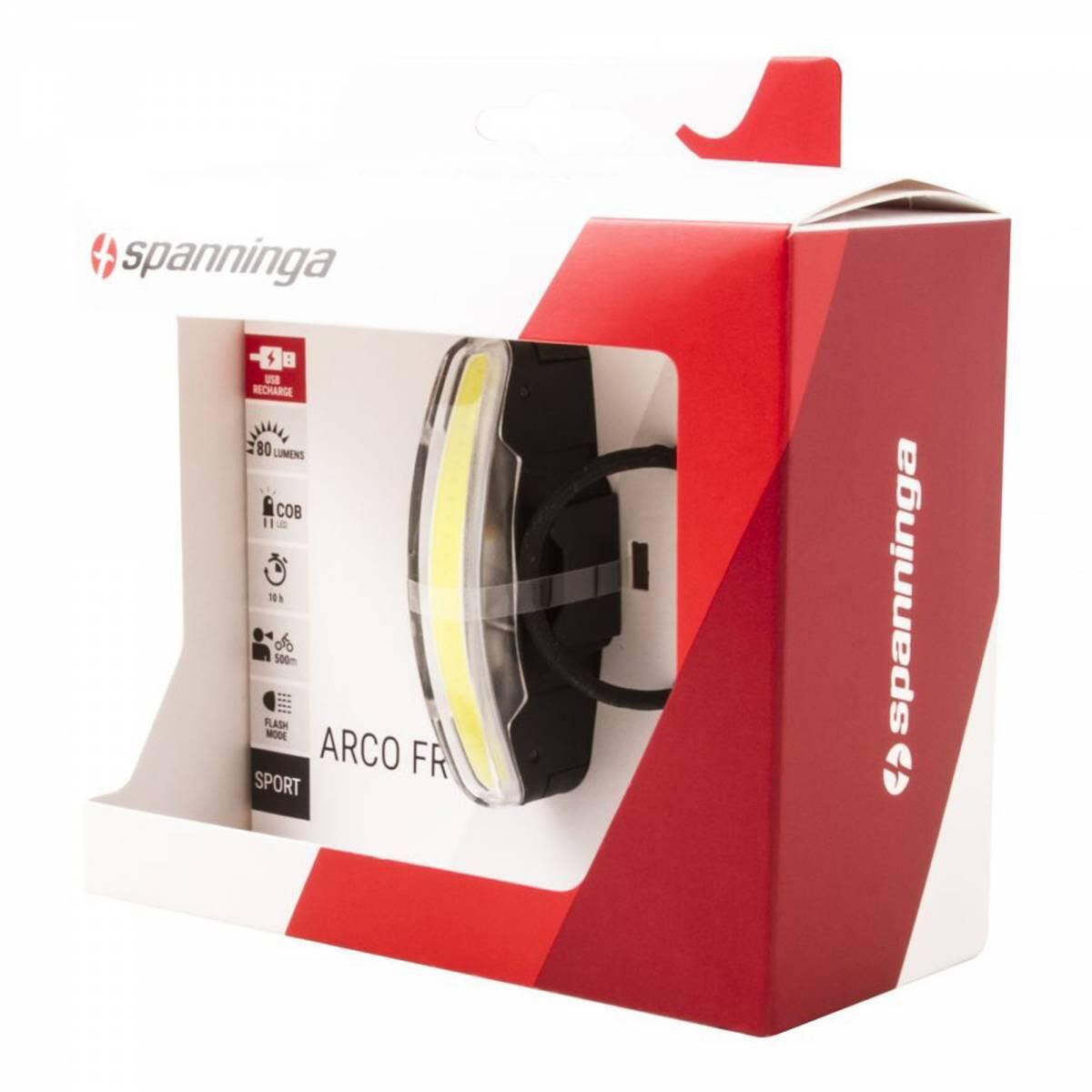 Luce anteriore montata sul manubrio - batteria li-po usb (5/1) Spanninga 3/6