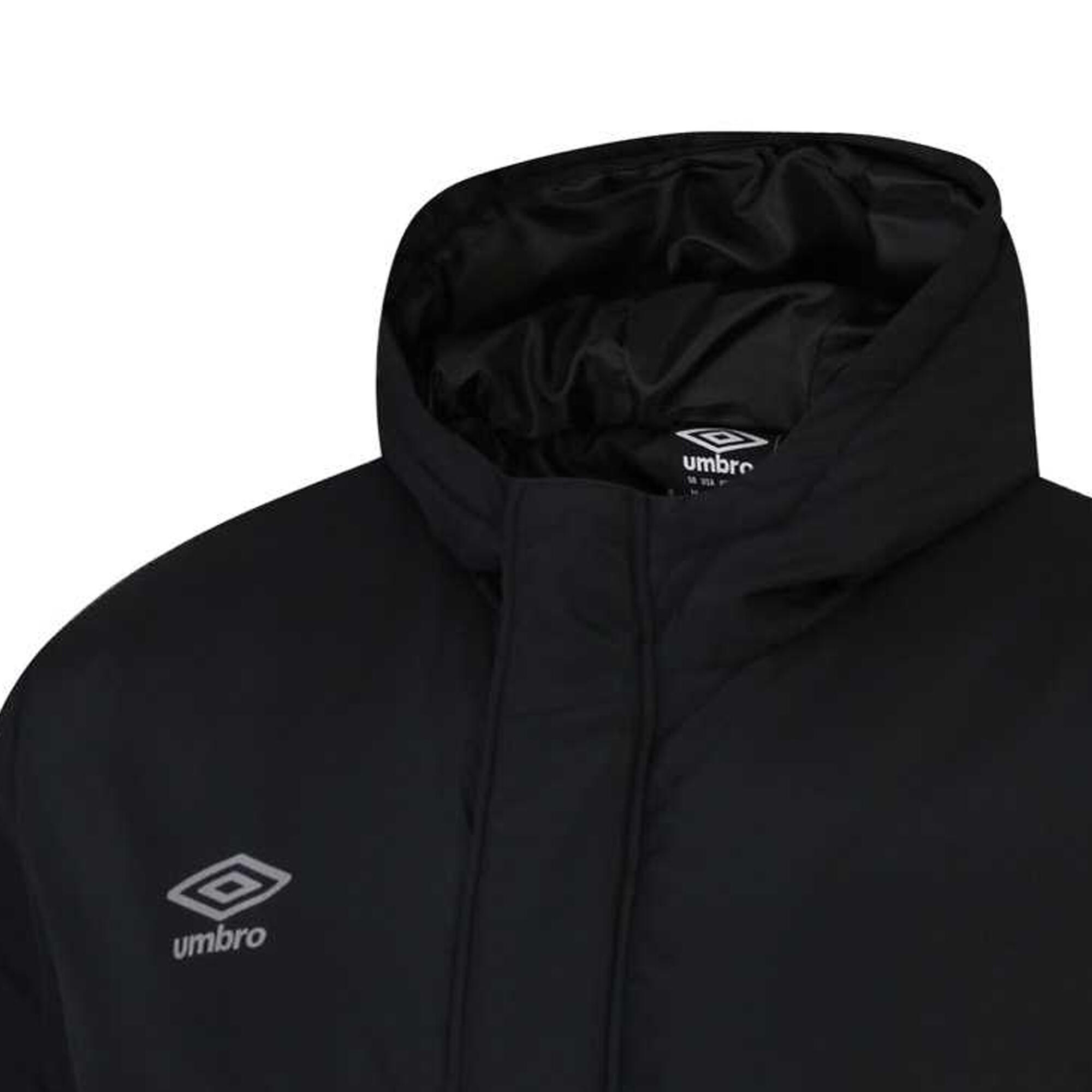 Childrens/Kids Water Resistant Padded Jacket (Black) 4/4