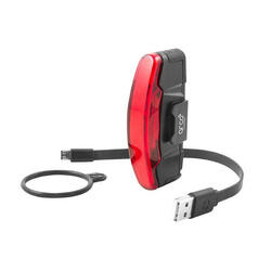 Éclairage vélo USB arrière livré 3 fonctions standard, éco, flash Spanninga Arco