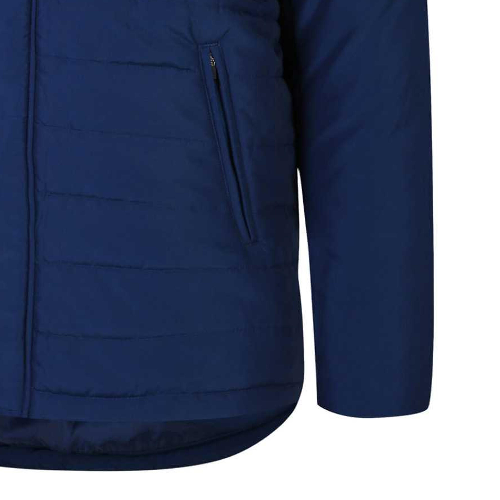 Childrens/Kids Water Resistant Padded Jacket (Navy) 4/4