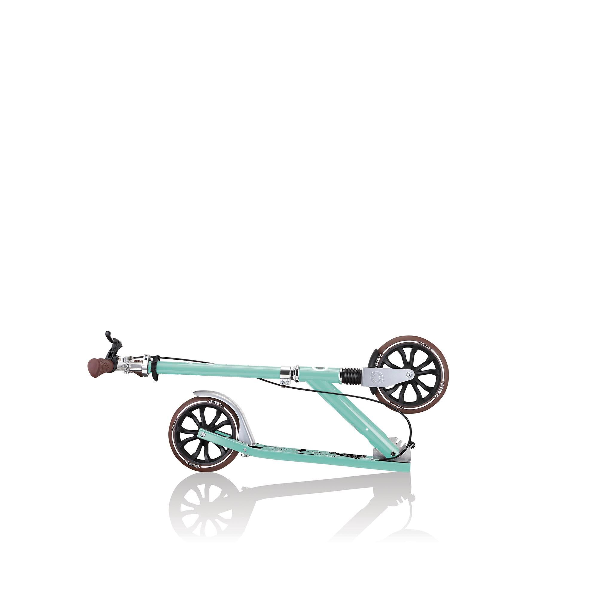 Patinete NL 205 DELUXE ruedas grandes - Verde Menta 3/7