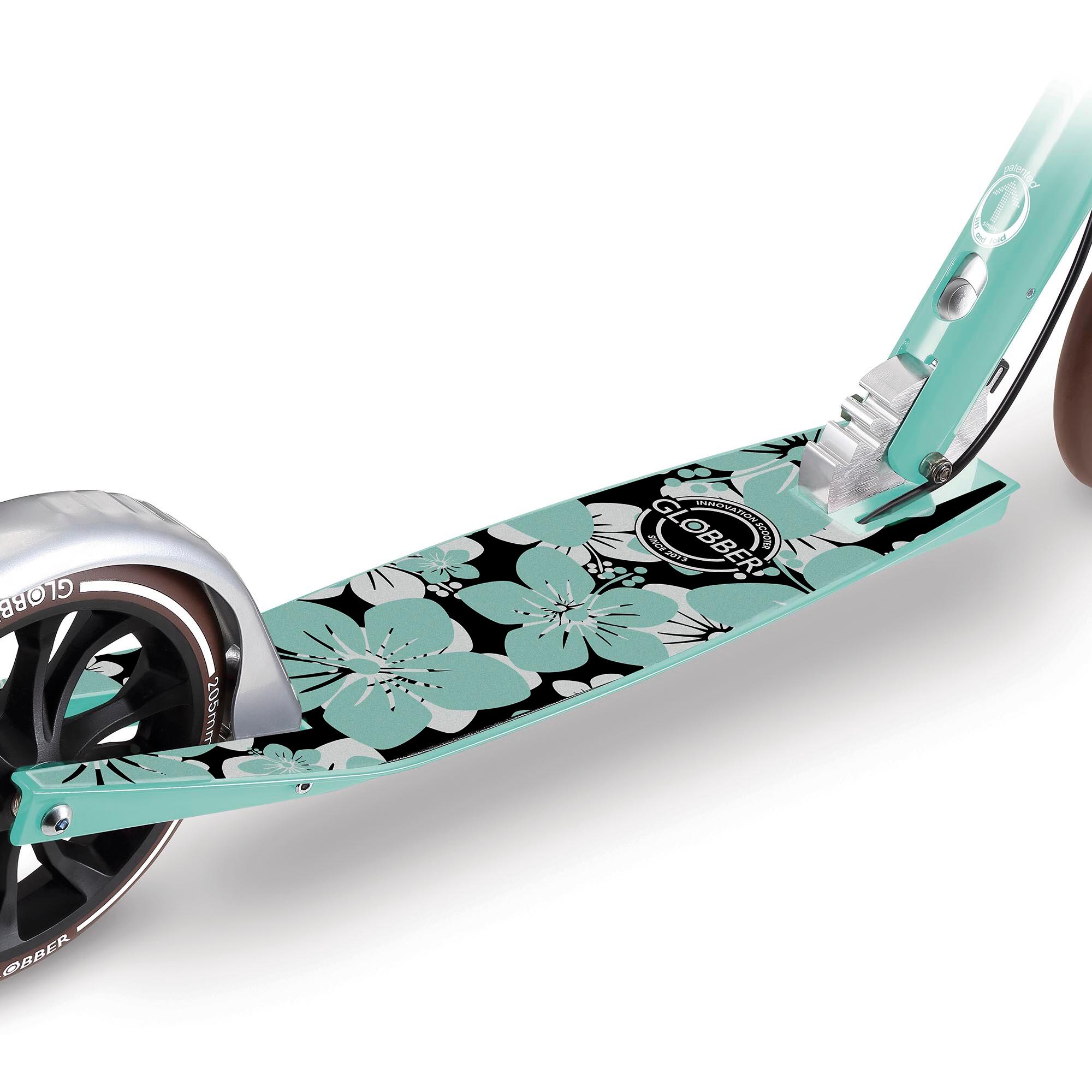 Patinete NL 205 DELUXE ruedas grandes - Verde Menta 4/7