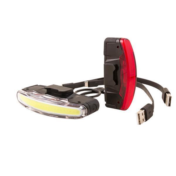 3-trybowe oświetlenie led przednie + tylne ładowanie USB Spanninga Arco