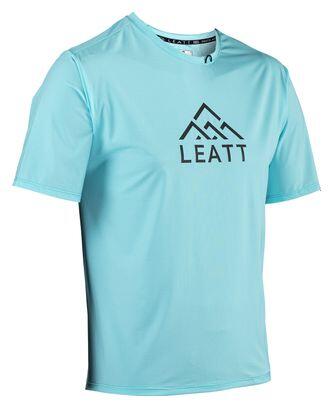 Maglia Leatt Trail 1.0 X-Flow a maniche corte verde acqua 5/6