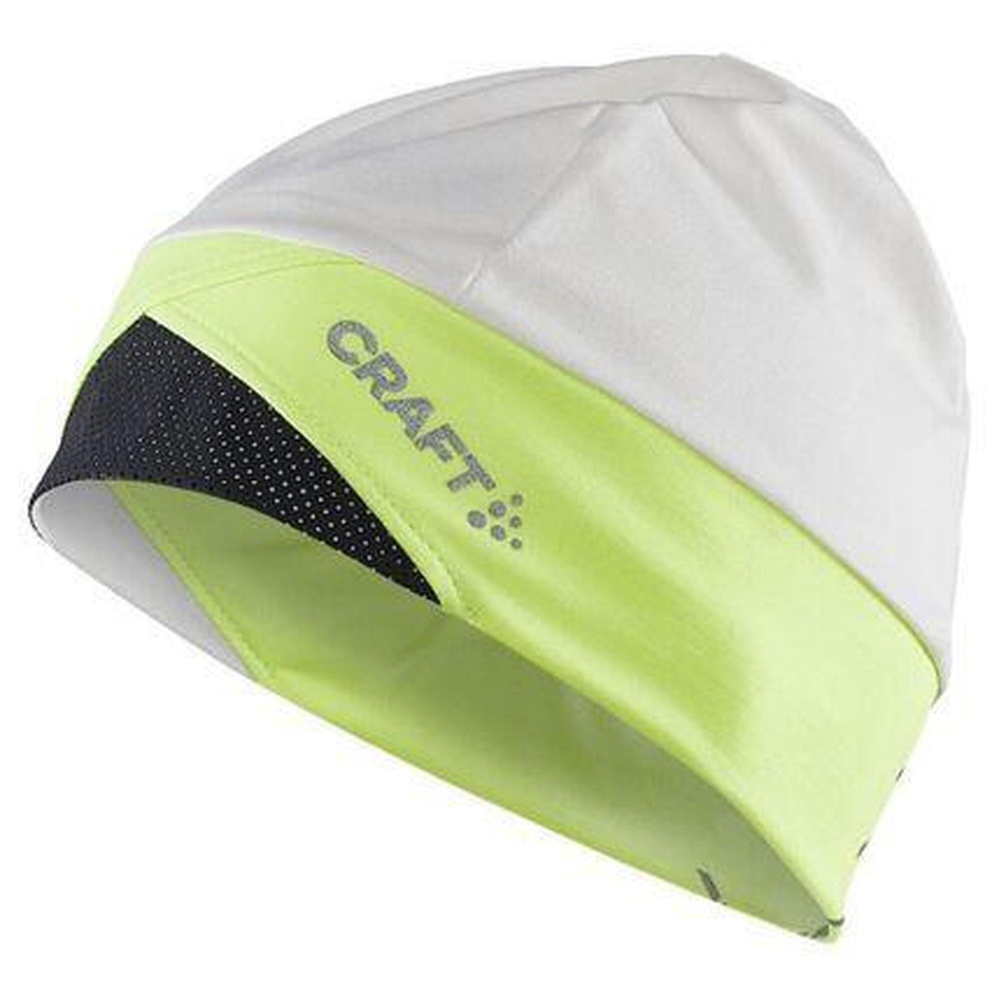 Craft - Bonnet Craft Adv Lumen Fleece Blanc Jaune - Bonnet - Blanc - 44 L - Decathlon