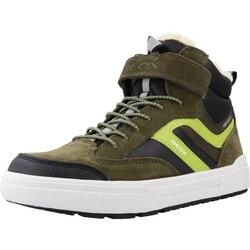 Bottes Geox Modèle J Weemble Boy B Abx Couleur Vert