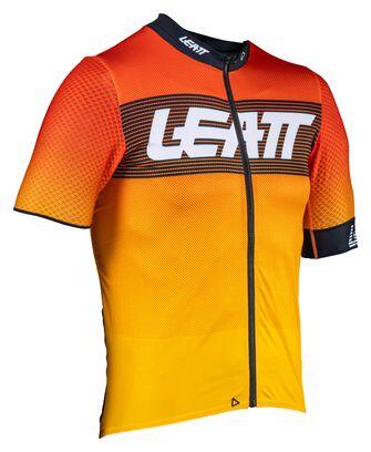 Maillot Leatt Endurance 6.0 manches courtes Rouge/Jaune 3/6