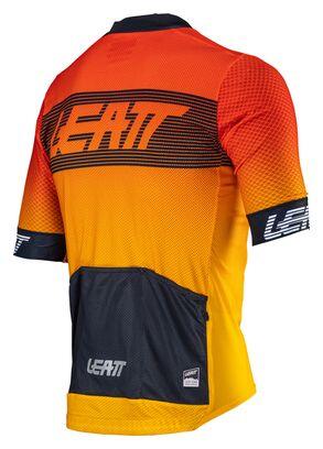 Maillot Leatt Endurance 6.0 manches courtes Rouge/Jaune 5/6