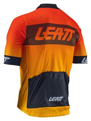 Maillot Leatt Endurance 6.0 manches courtes Rouge/Jaune 4/6