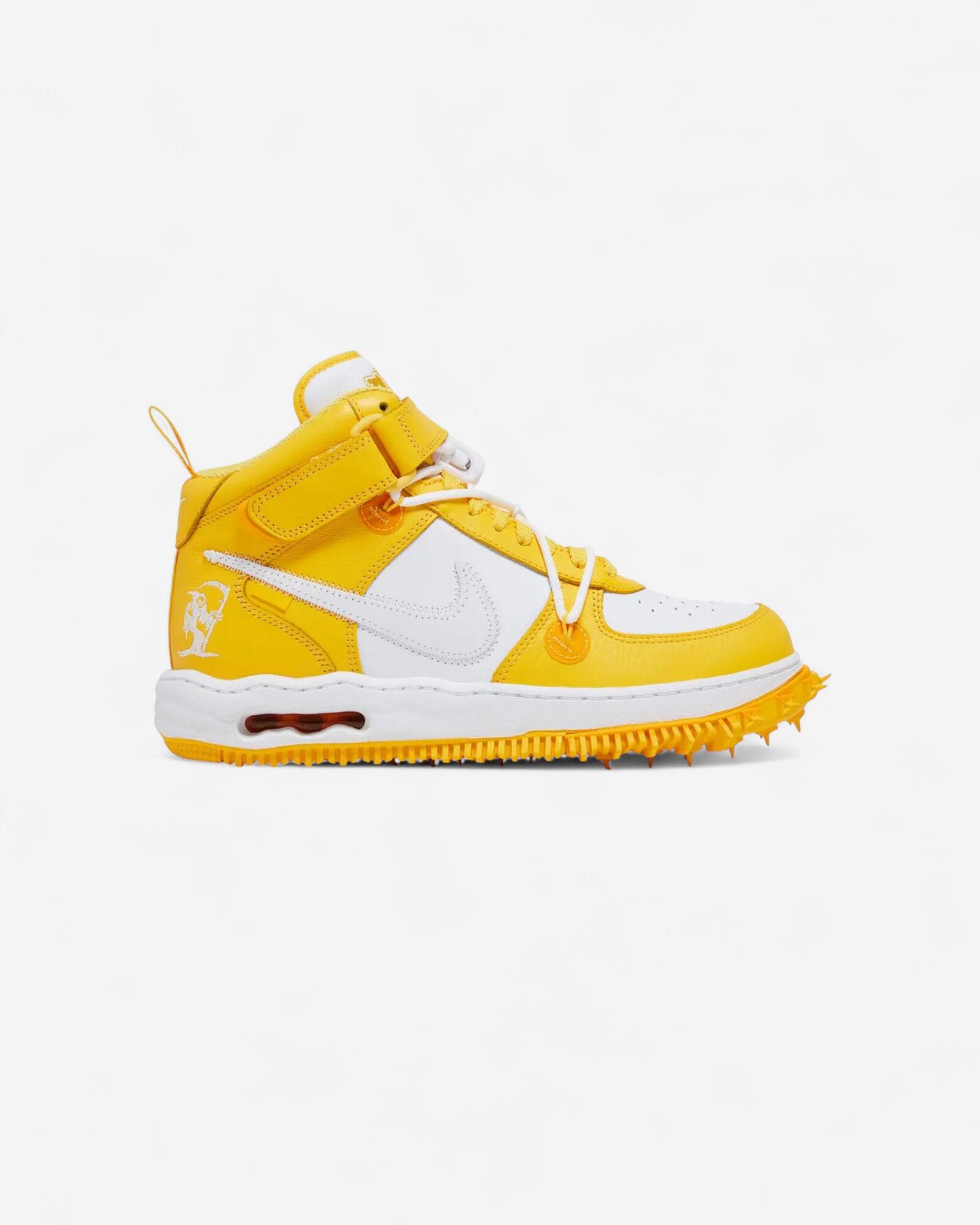 Nike air force 1 mid sp off-white varsity maize