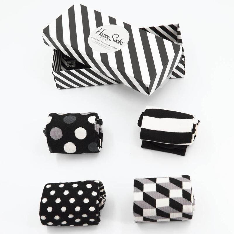 Ciorapi Happy Socks Model Classic Black White And Sock Culoare Negru