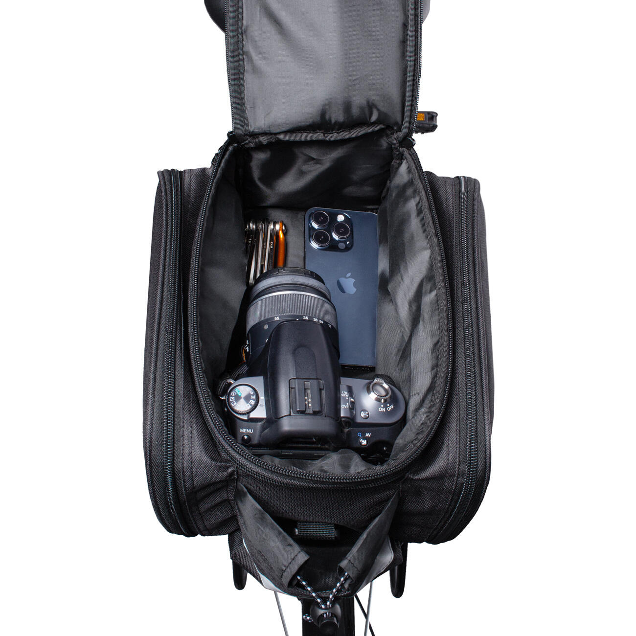 Torba rowerowa Wozinsky WBB36BK 21L - czarna 6/7