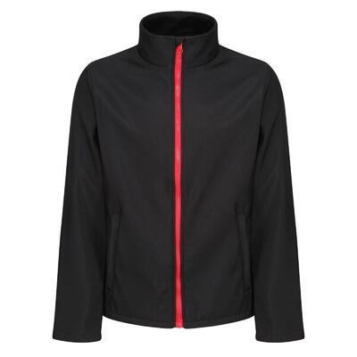 Regatta heren ablaze printable softshell jas (zwart met rood)