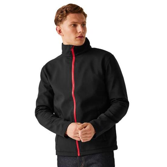 Veste softshell Regatta ABLAZE Homme violet/noir, polyester imperméable