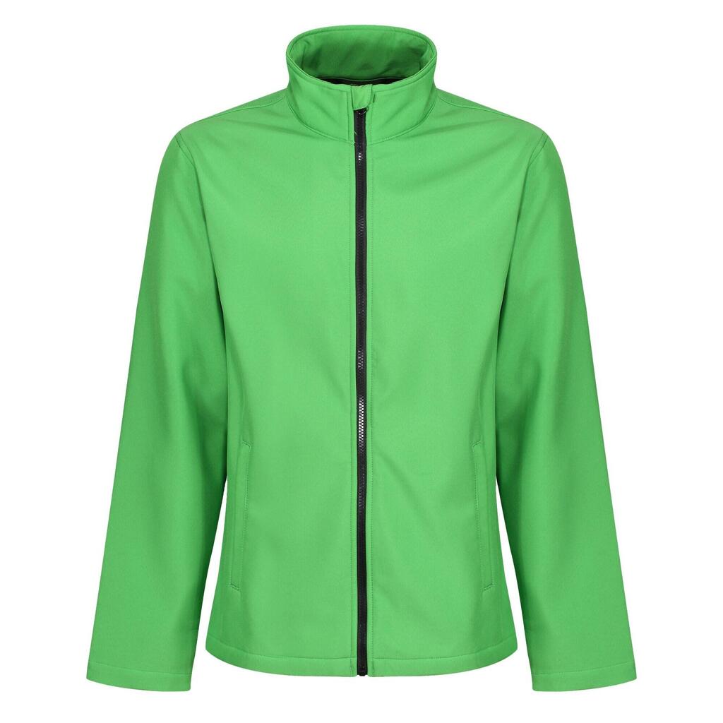 Mens Soft Shell Jacket (Extreme Green/Black)