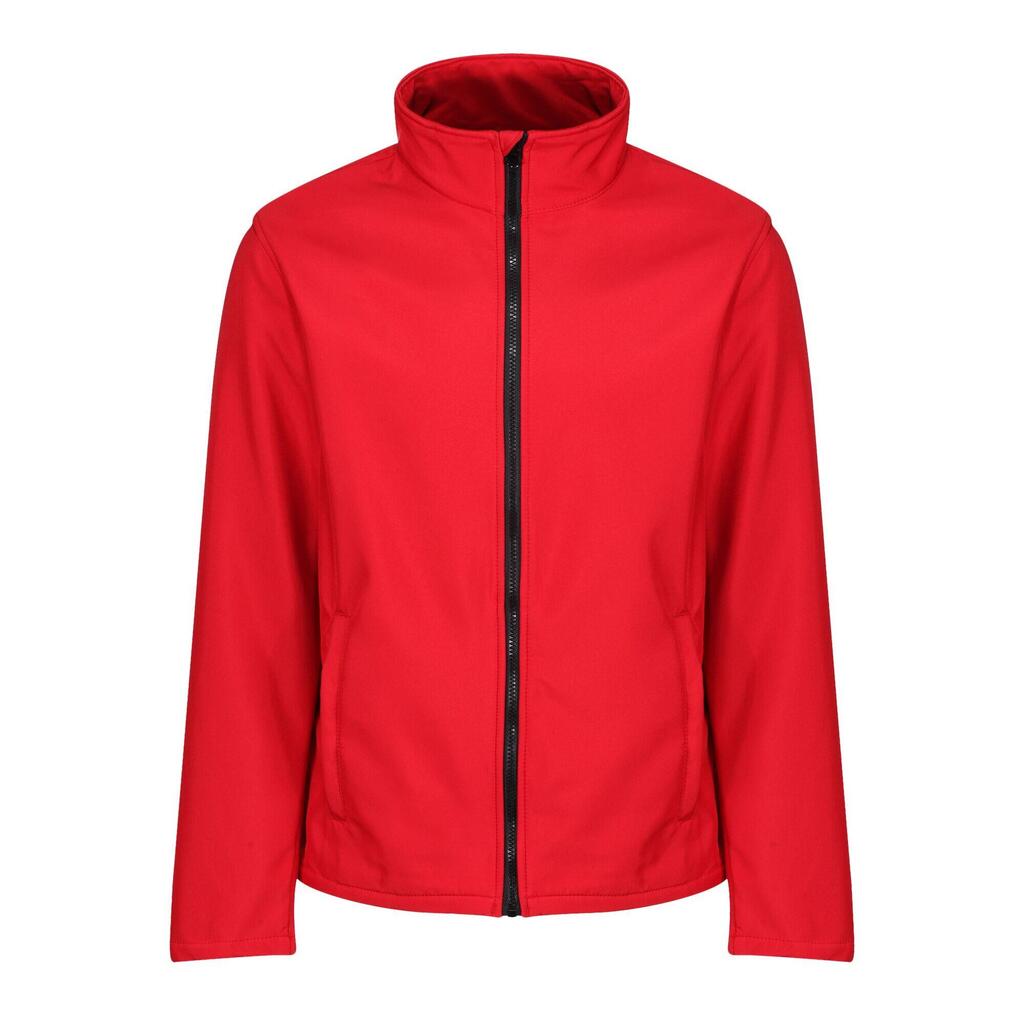 Mens Soft Shell Jacket (Classic Red/Black)